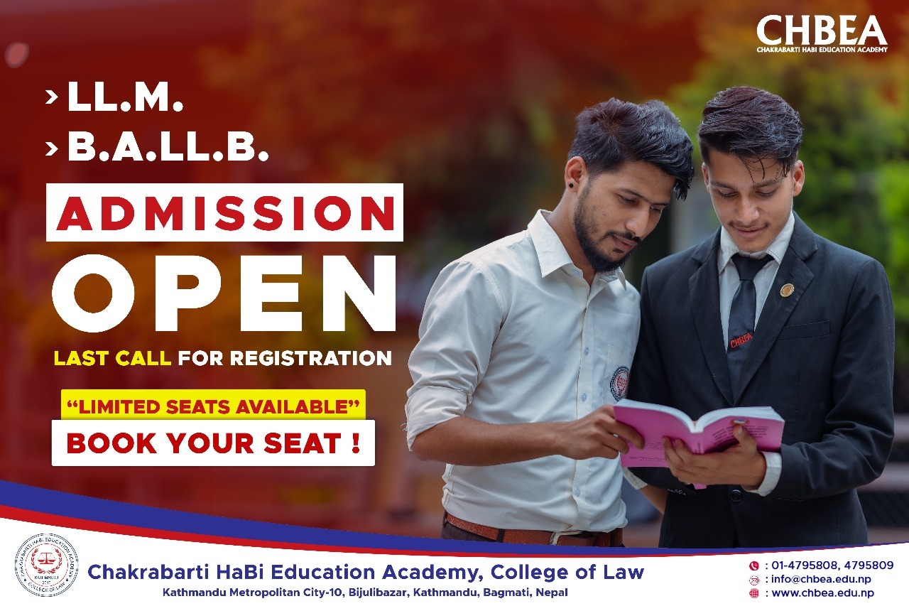 Last call for Registration - Admission Open 2082